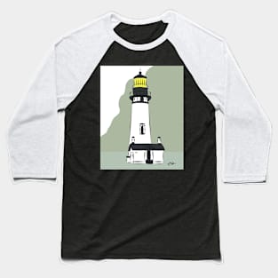 Yaquina Head Lighthouse Baseball T-Shirt